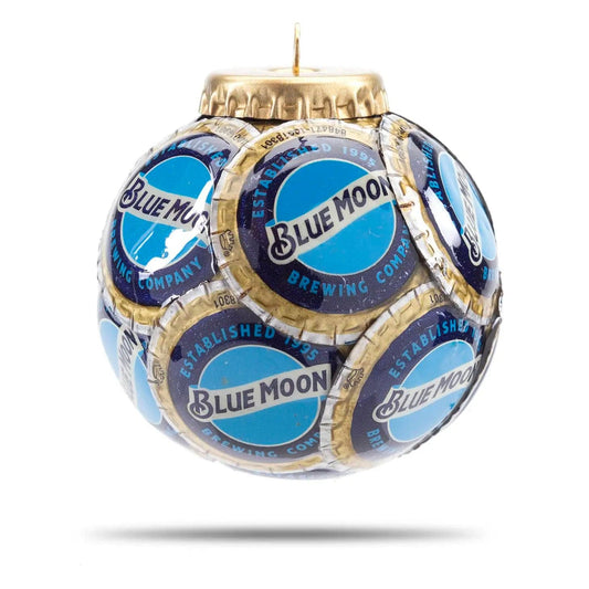 Bottle Cap Ornament - Blue Moon