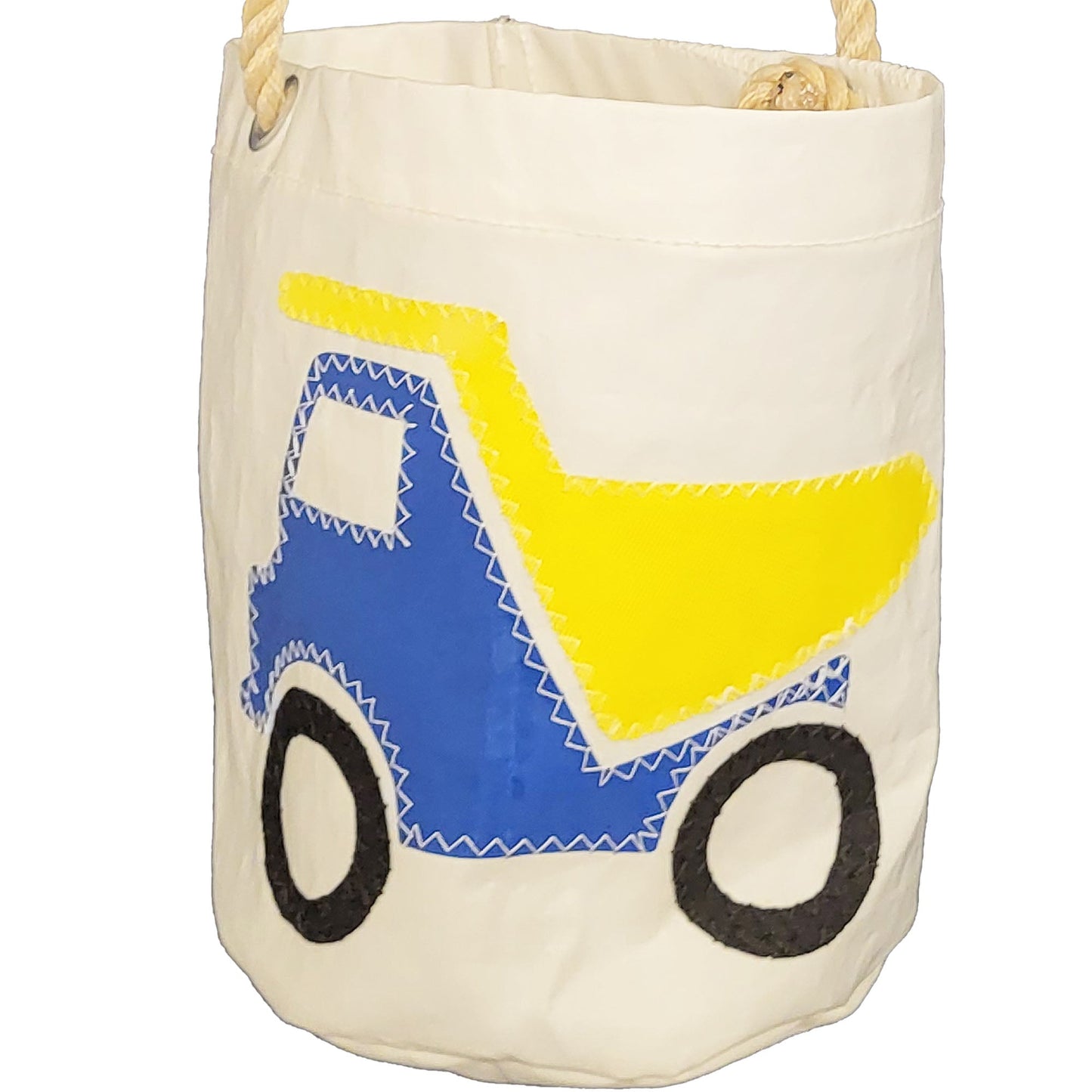 Sailcloth Bucket Bag - Dump Truck