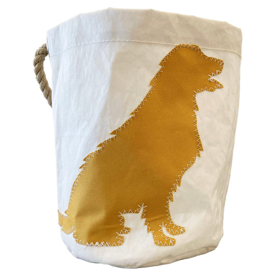 Sailcloth Bucket Bag - Golden Retriever 2