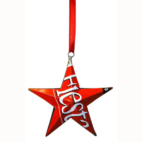 Steel Can Ornament - Star