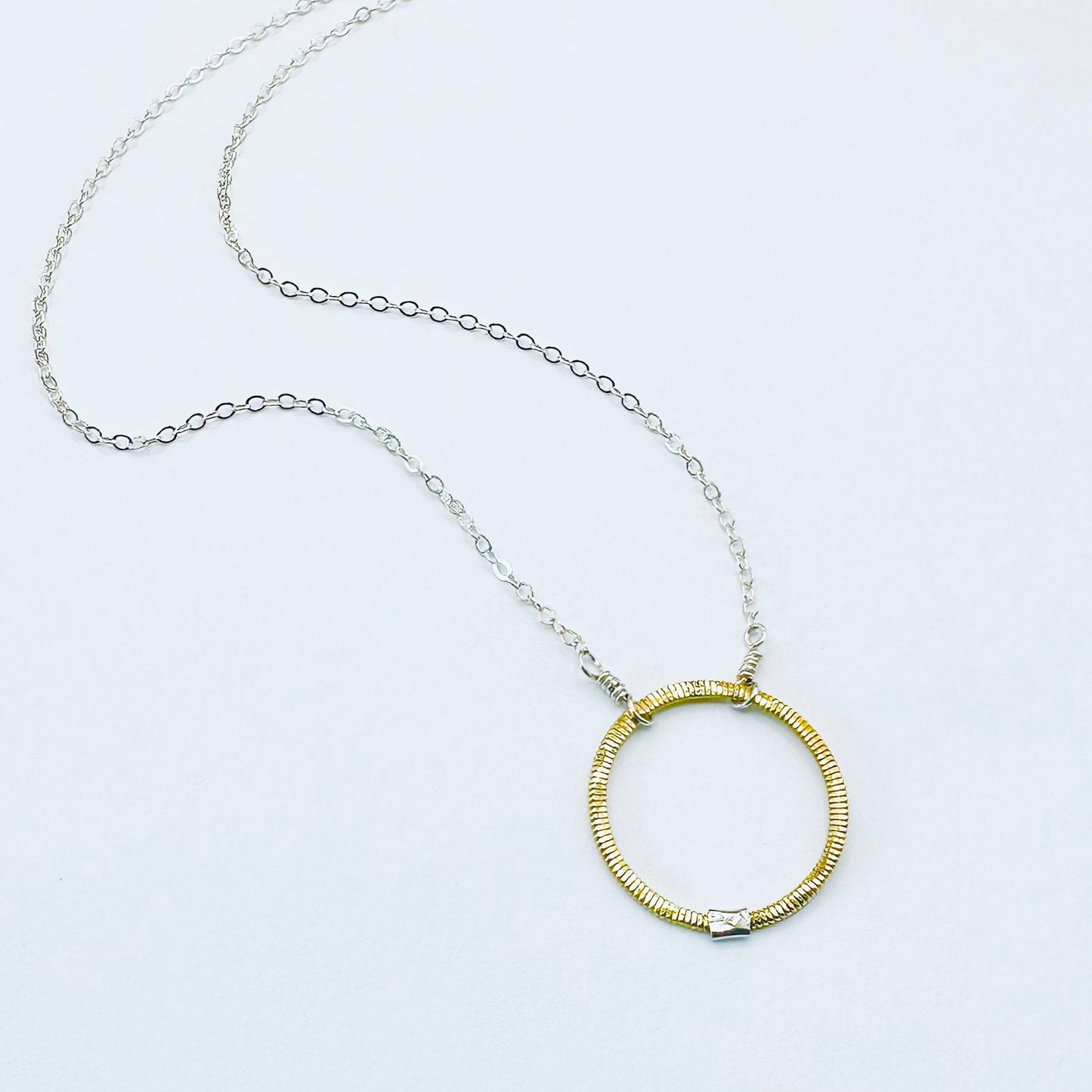 Guitar String Circle Necklace