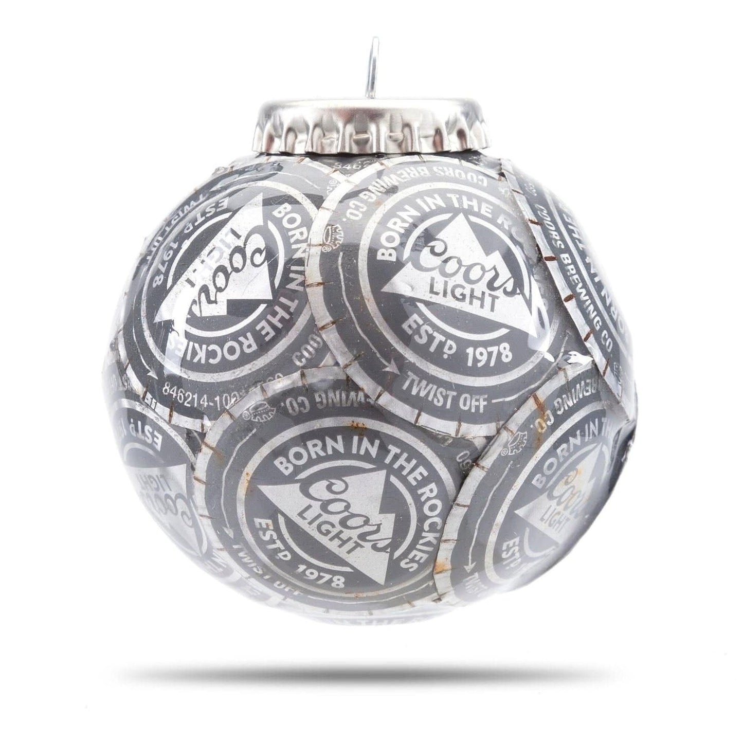 Bottle Cap Ornament - Coors Light