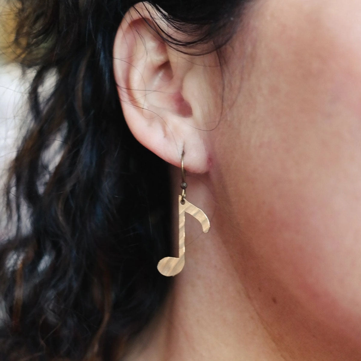 Cymbal Dangle Earrings