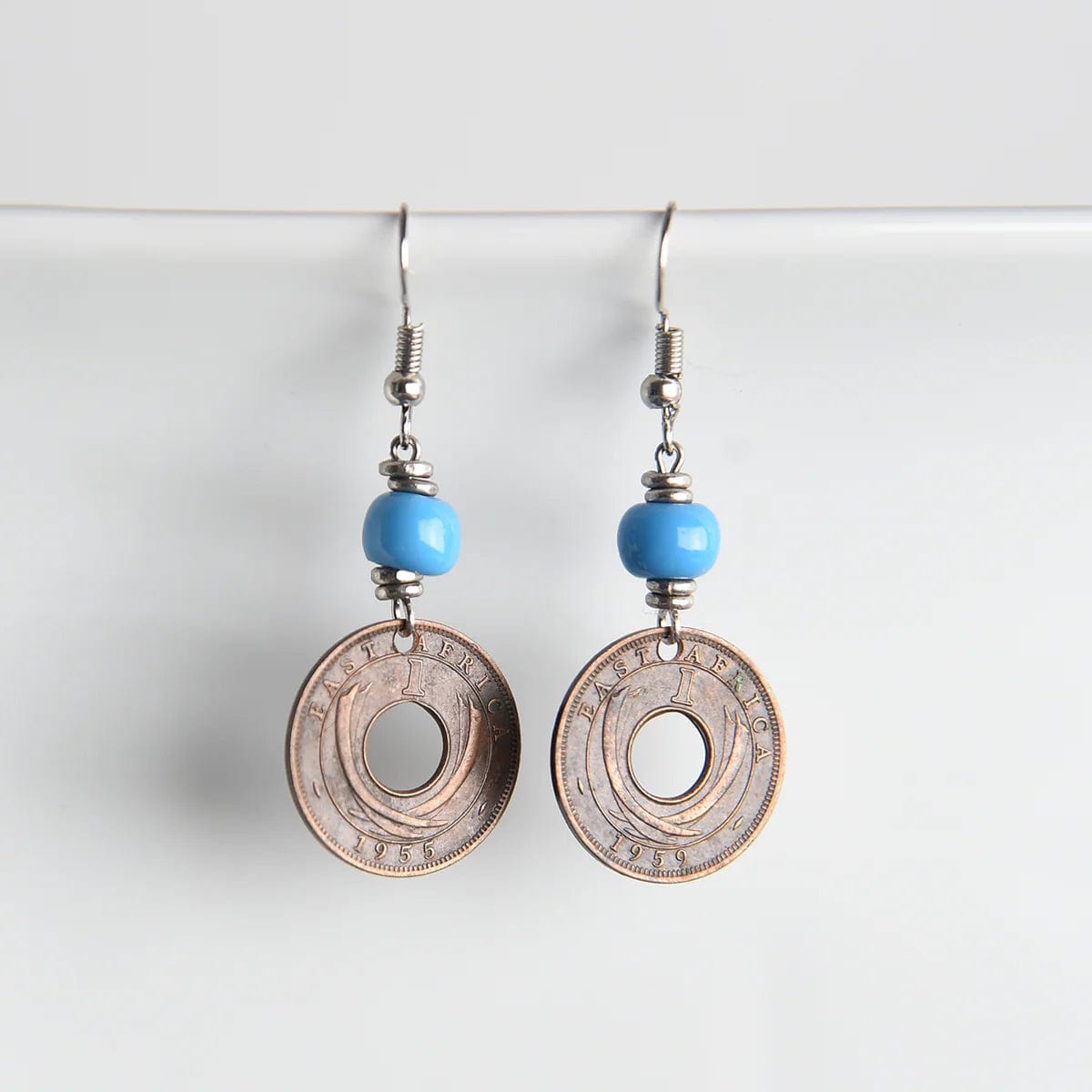 East African Coin Earrings