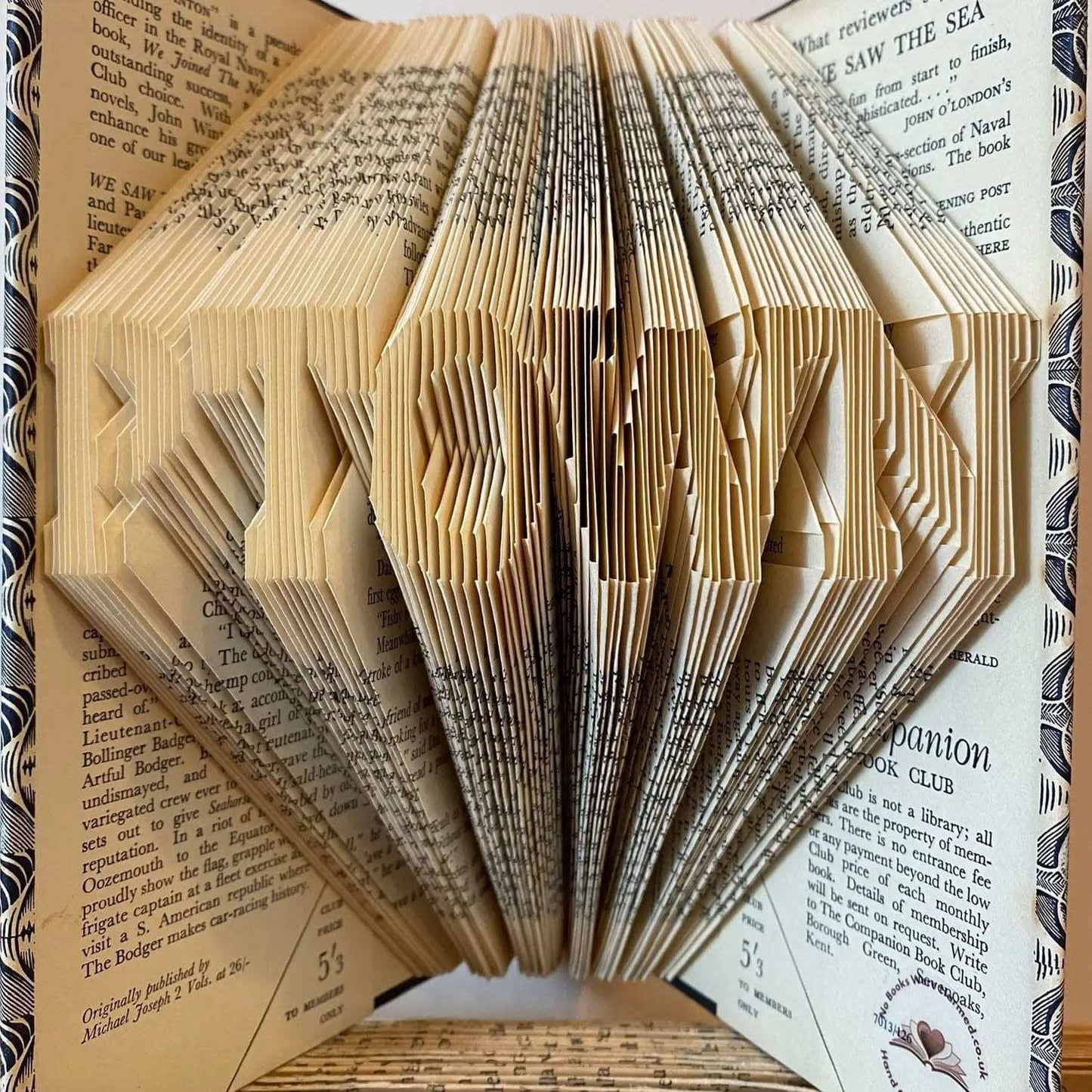 Folded Book Art - Provincetown Partners