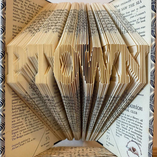 Folded Book Art - Provincetown Partners