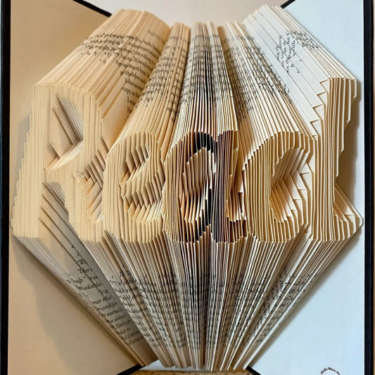 Folded Book Art - Read