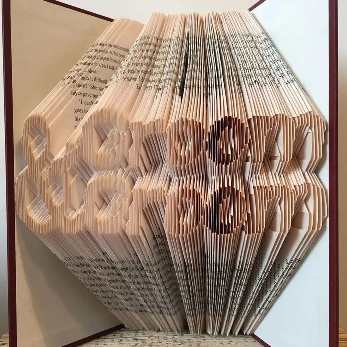 Folded Book Art - Groom & Groom