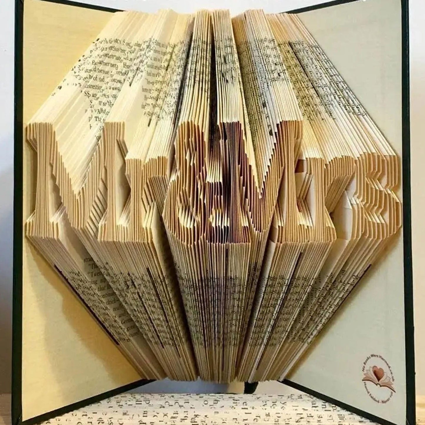 Folded Book Art - Mr&Mrs
