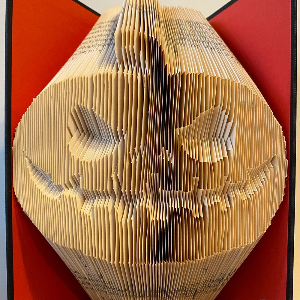 Folded Book Art - Jack O’Lantern