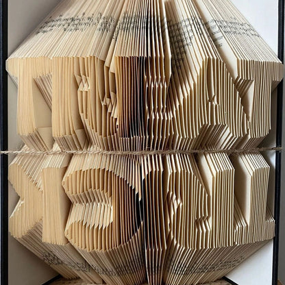 Folded Book Art - Trick or Treat