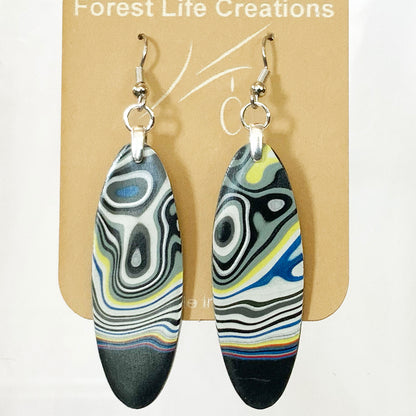 Fordite Earrings