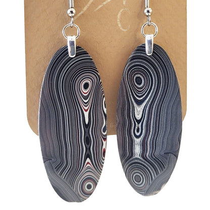 Fordite Earrings