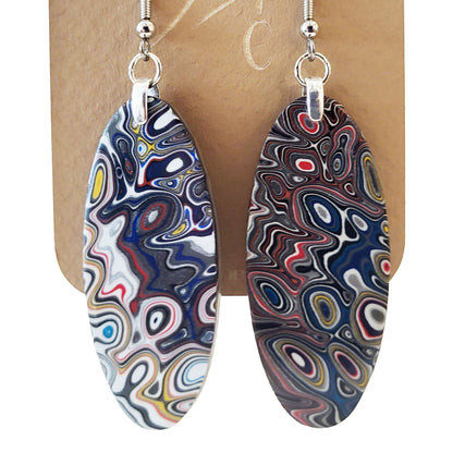 Fordite Earrings