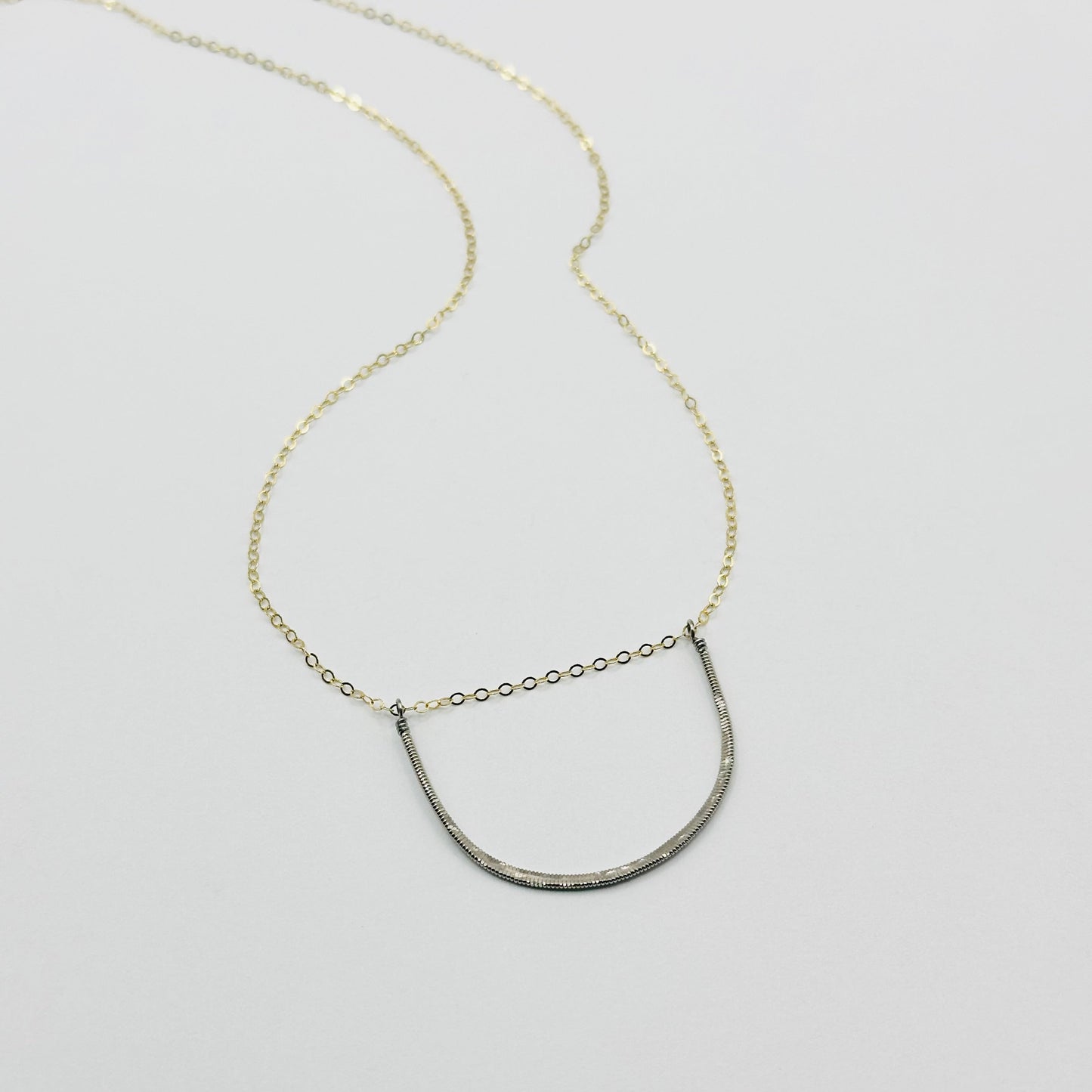 Guitar String U-Shape Necklace