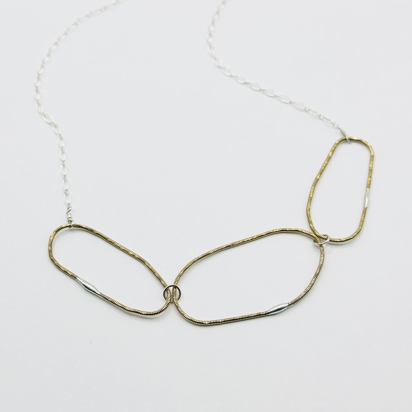 Guitar String Oblong Necklace