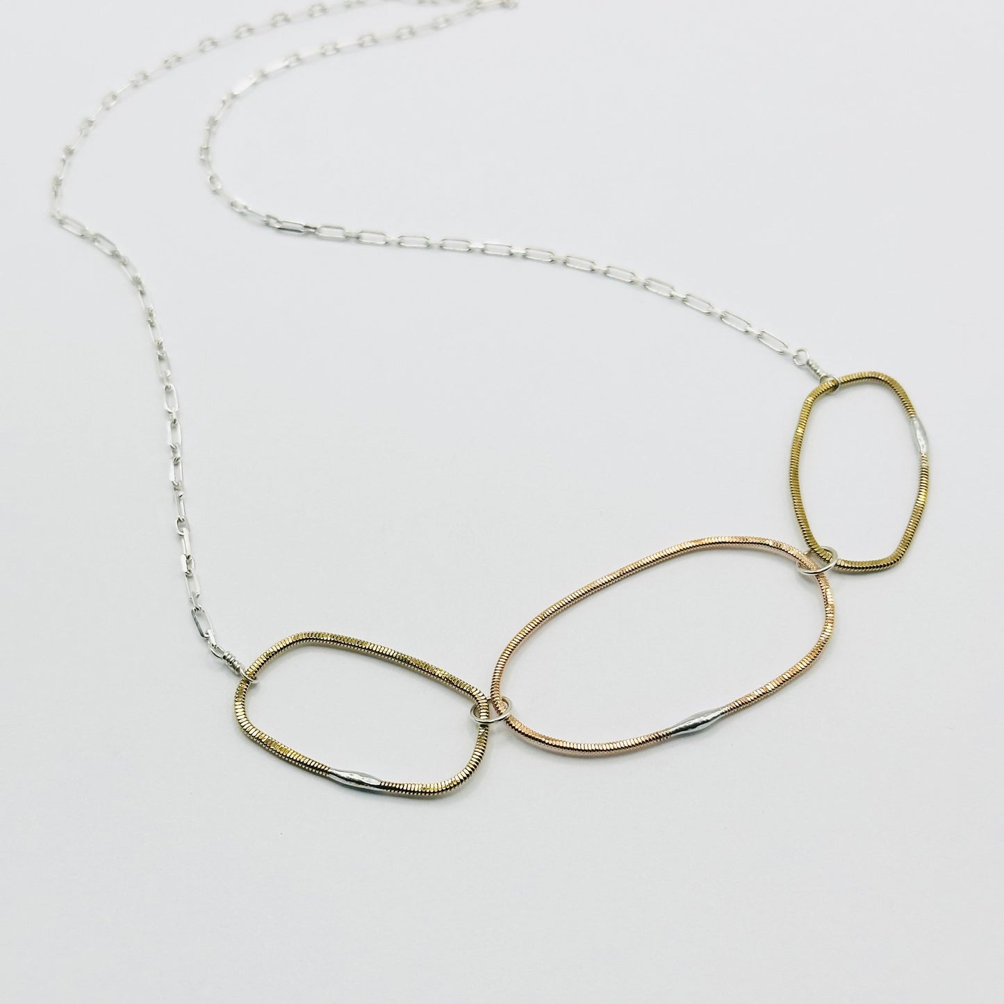 Guitar String Oblong Necklace