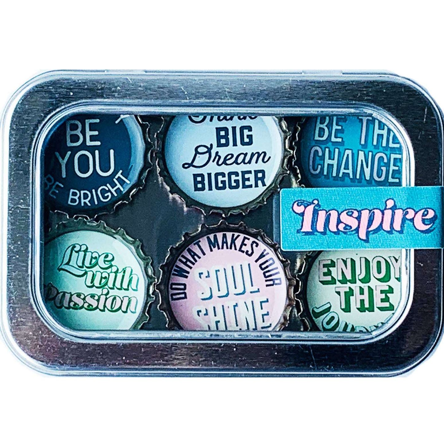 Bottle Cap Magnets - Inspire