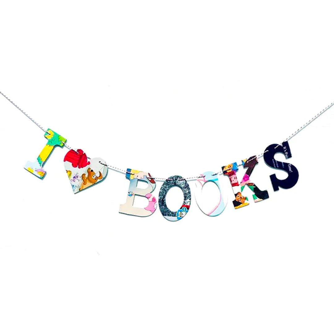 Baby Board Book Garland - CUSTOM ORDER
