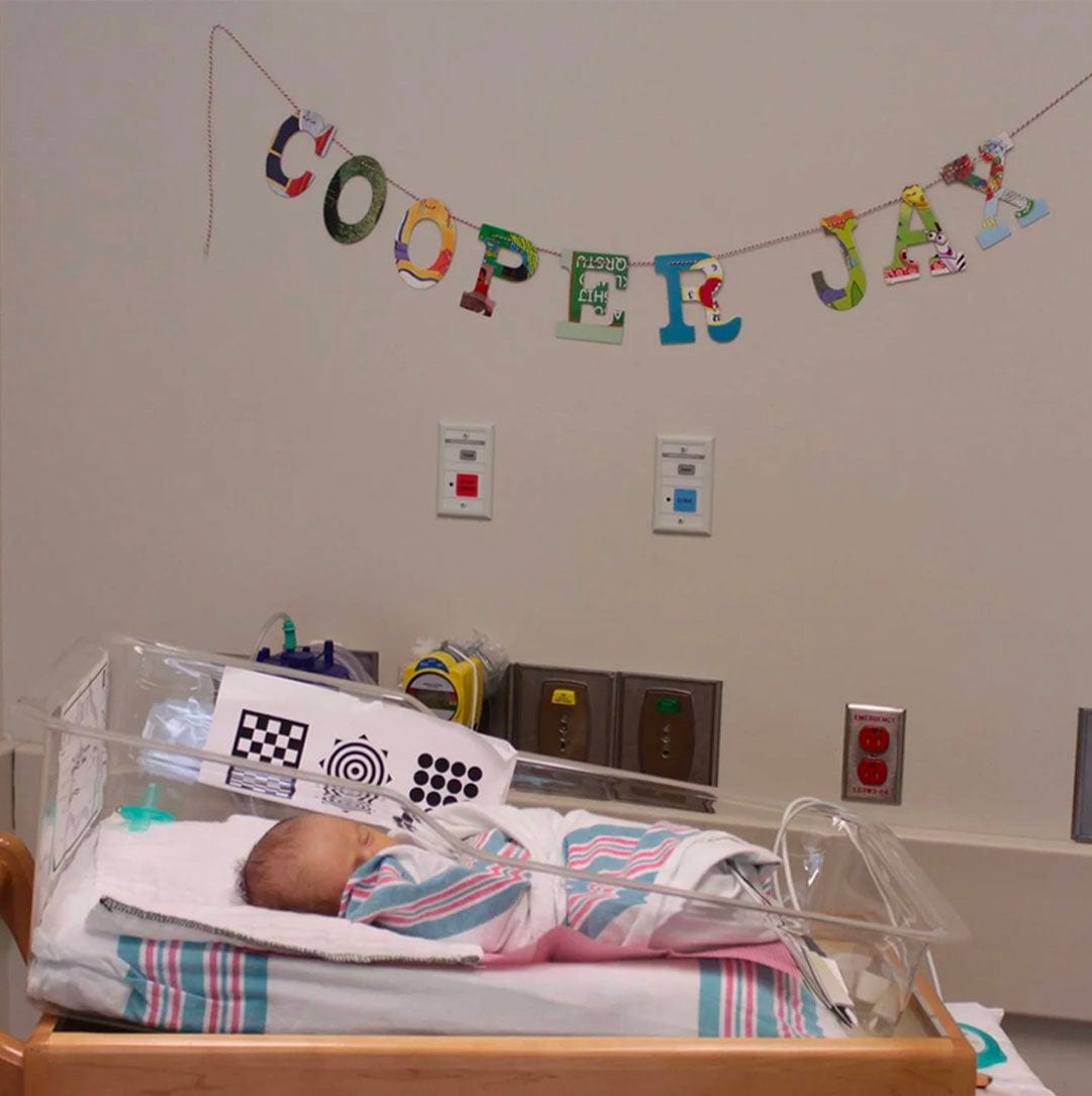 Baby Board Book Garland - CUSTOM ORDER