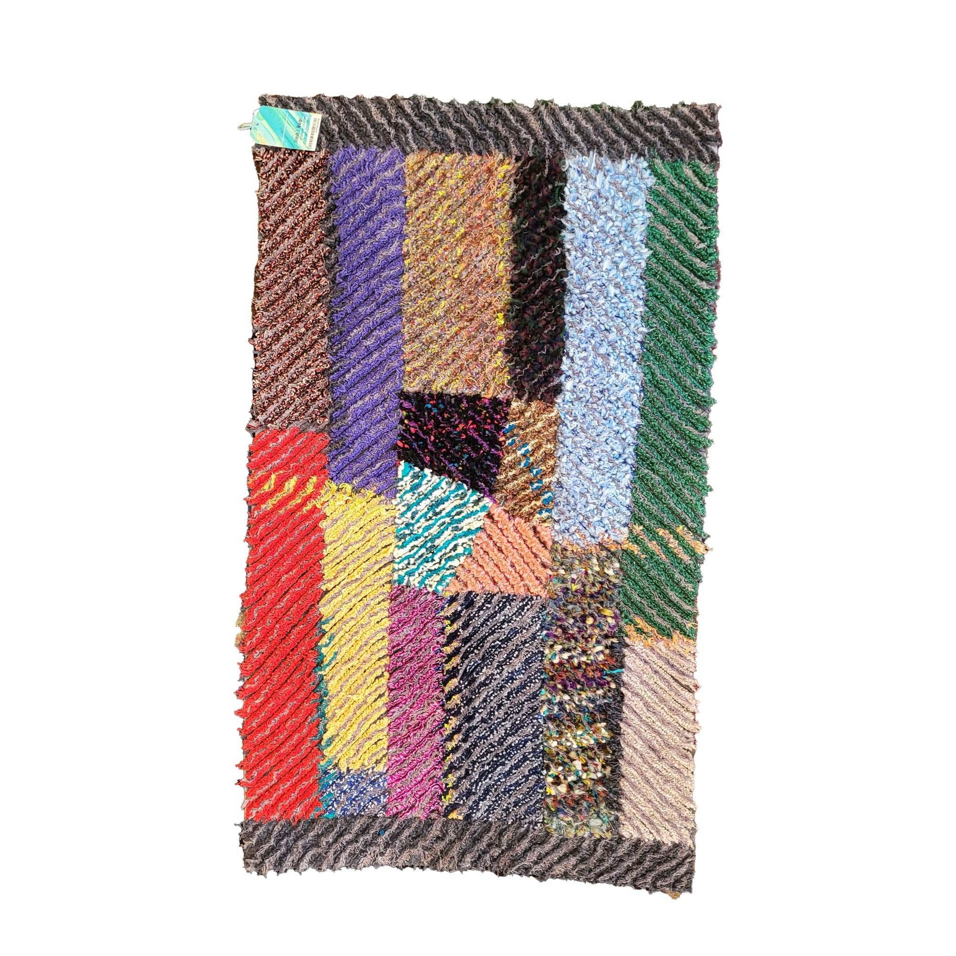 Recycled Fabric Chenille Rug - #25-05 (25"x42")