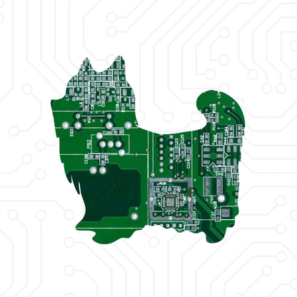 Circuit Board Dog Magnet