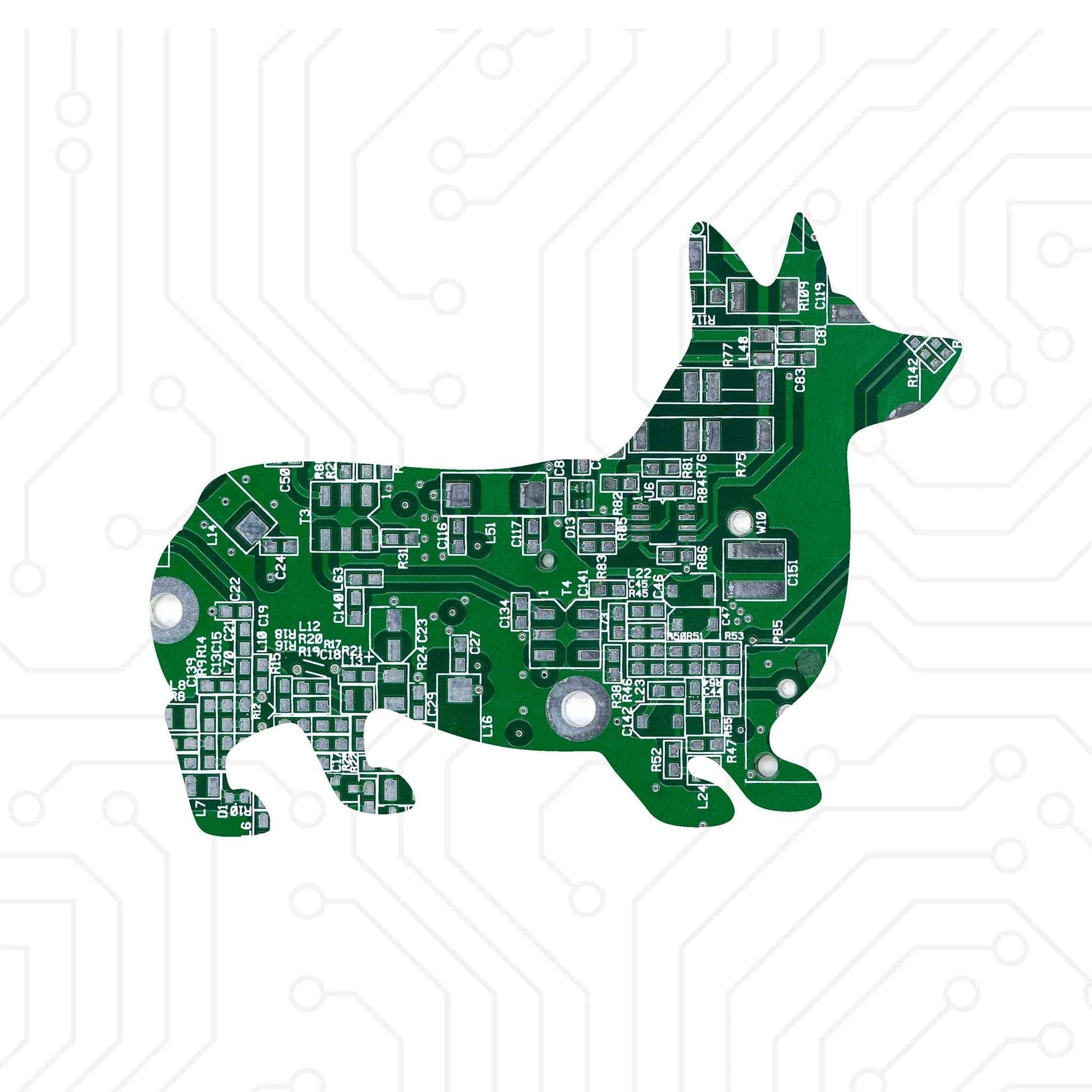 Circuit Board Dog Magnet