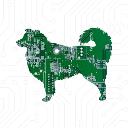 Circuit Board Dog Magnet