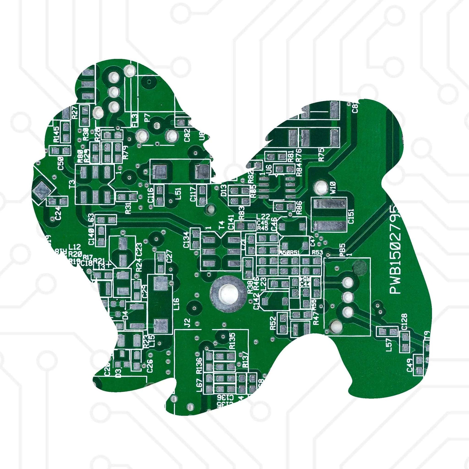 Circuit Board Dog Magnet