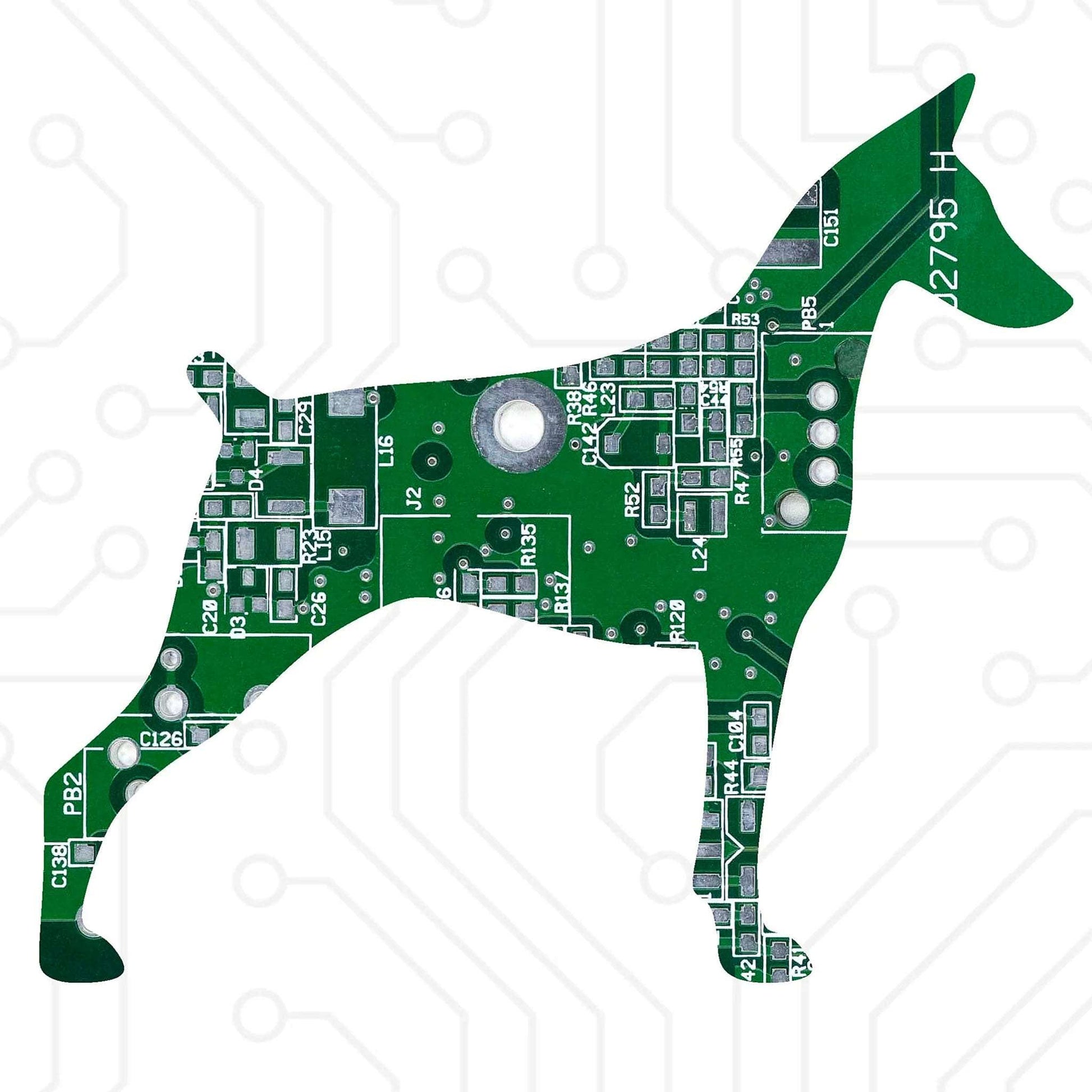 Circuit Board Dog Magnet