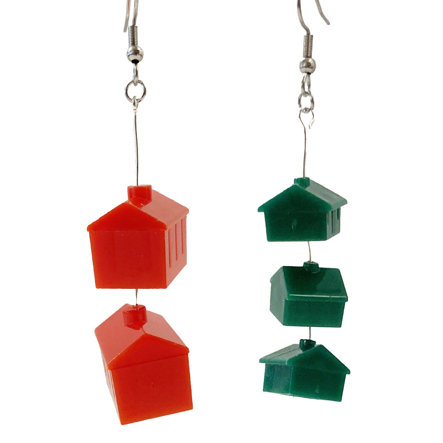 Board Game Earrings - Monopoly