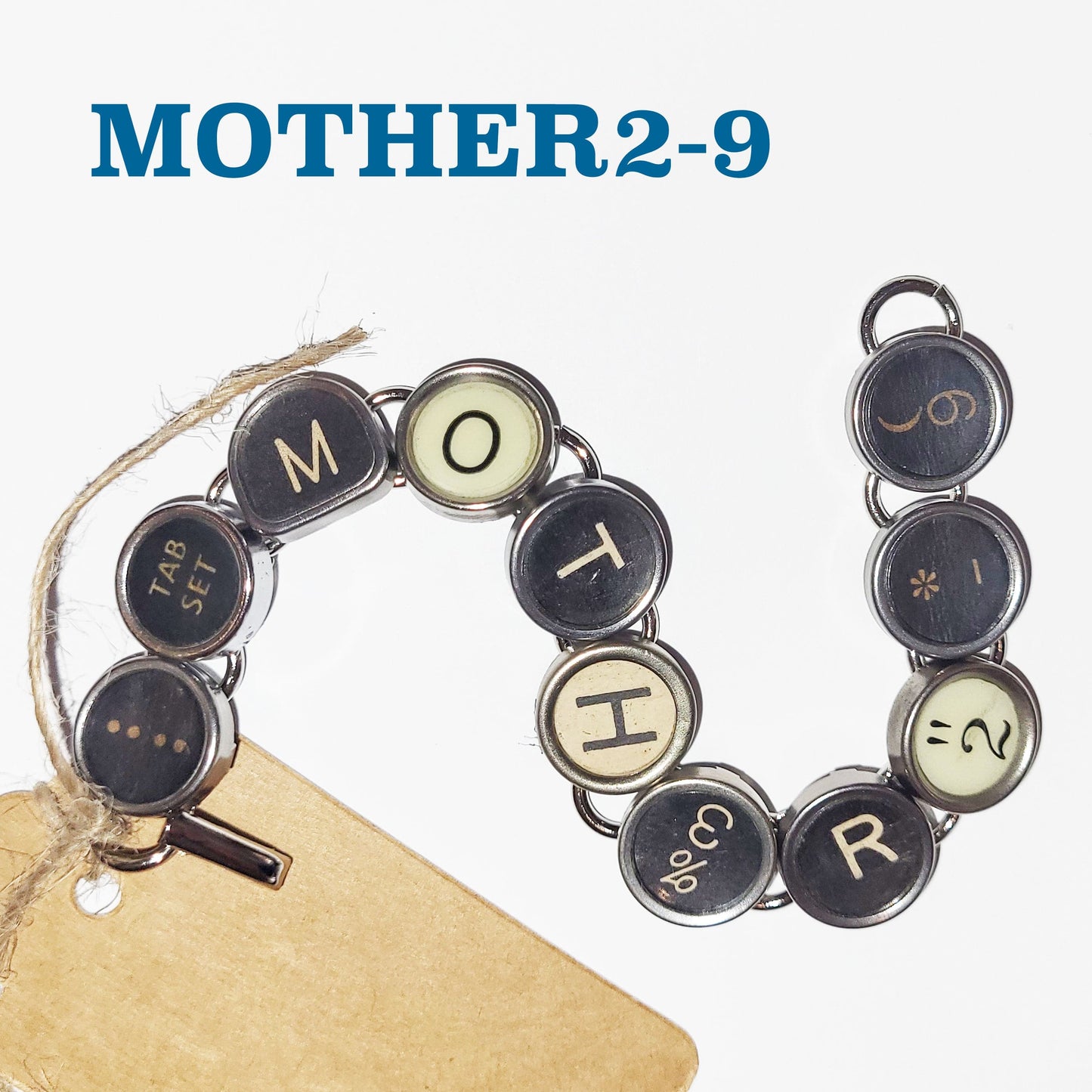 Typewriter Key Bracelet - MOTHER'S DAY