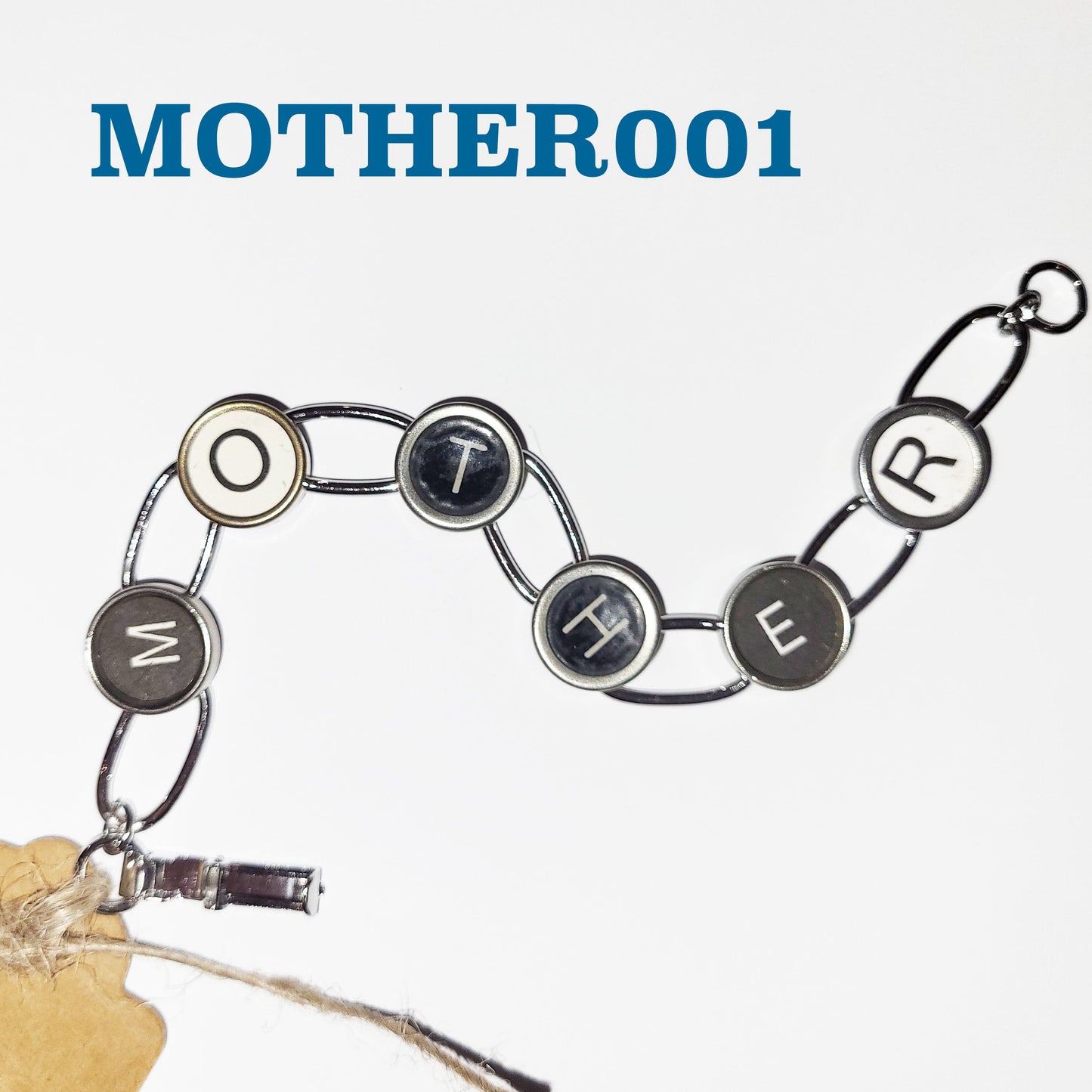 Typewriter Key Bracelet - MOTHER'S DAY