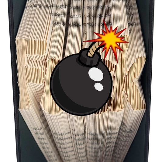 Folded Book Art - F-bomb