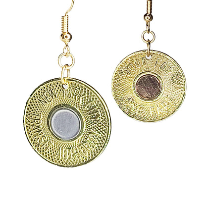 New York Subway Token Earrings