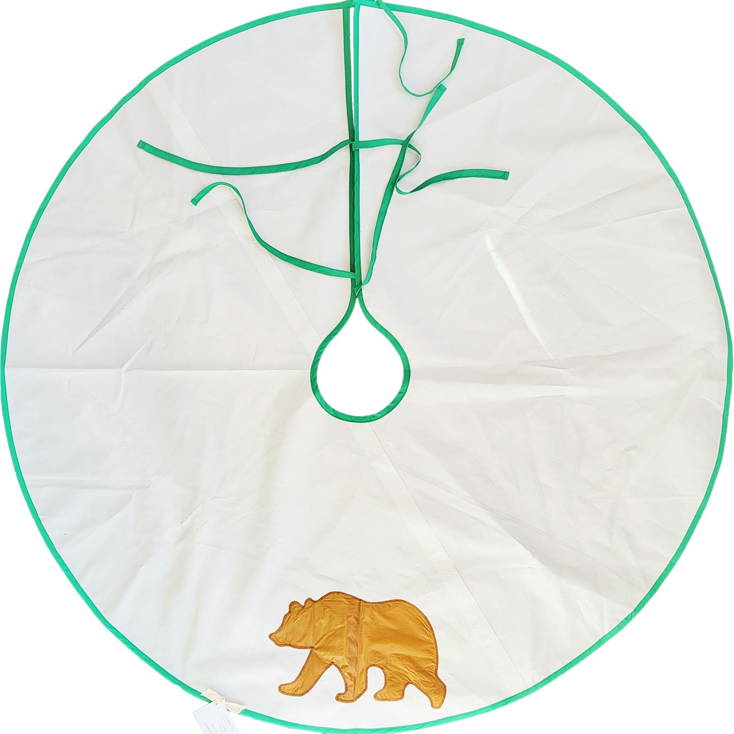 Boat Sail Christmas Tree Skirt - Bear