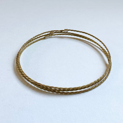 Guitar String Twisted Bangles