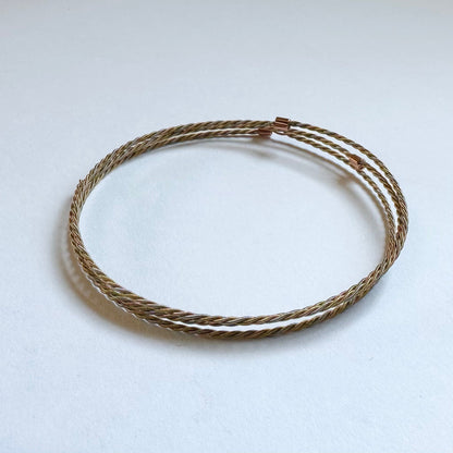 Guitar String Twisted Bangles