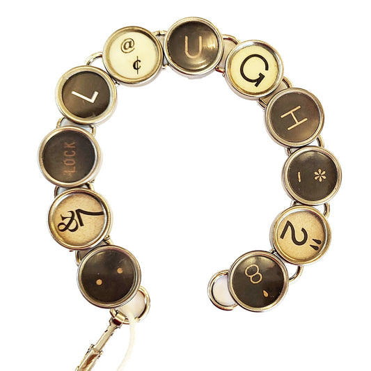 Typewriter Key Bracelet - Messages (Pre-Order)