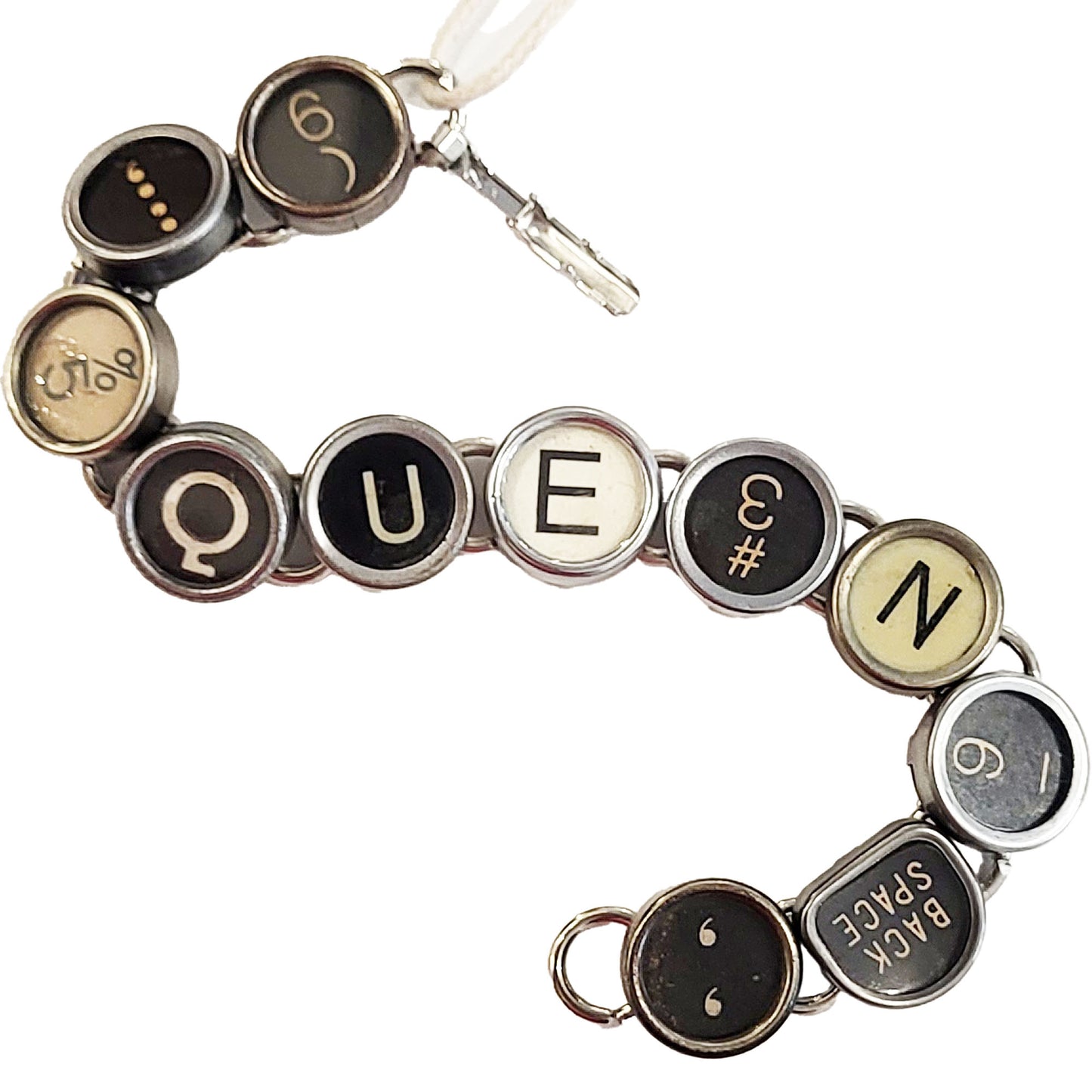 Typewriter Key Bracelet - Messages (In Stock)