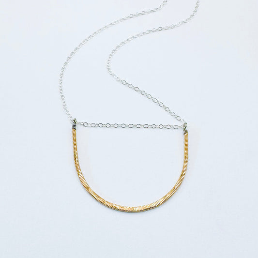 Guitar String U-Shape Necklace