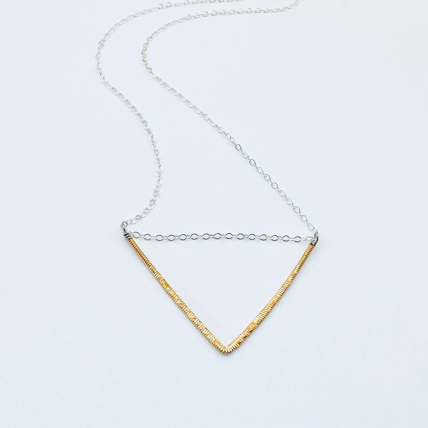 Guitar String V-Shape Necklace