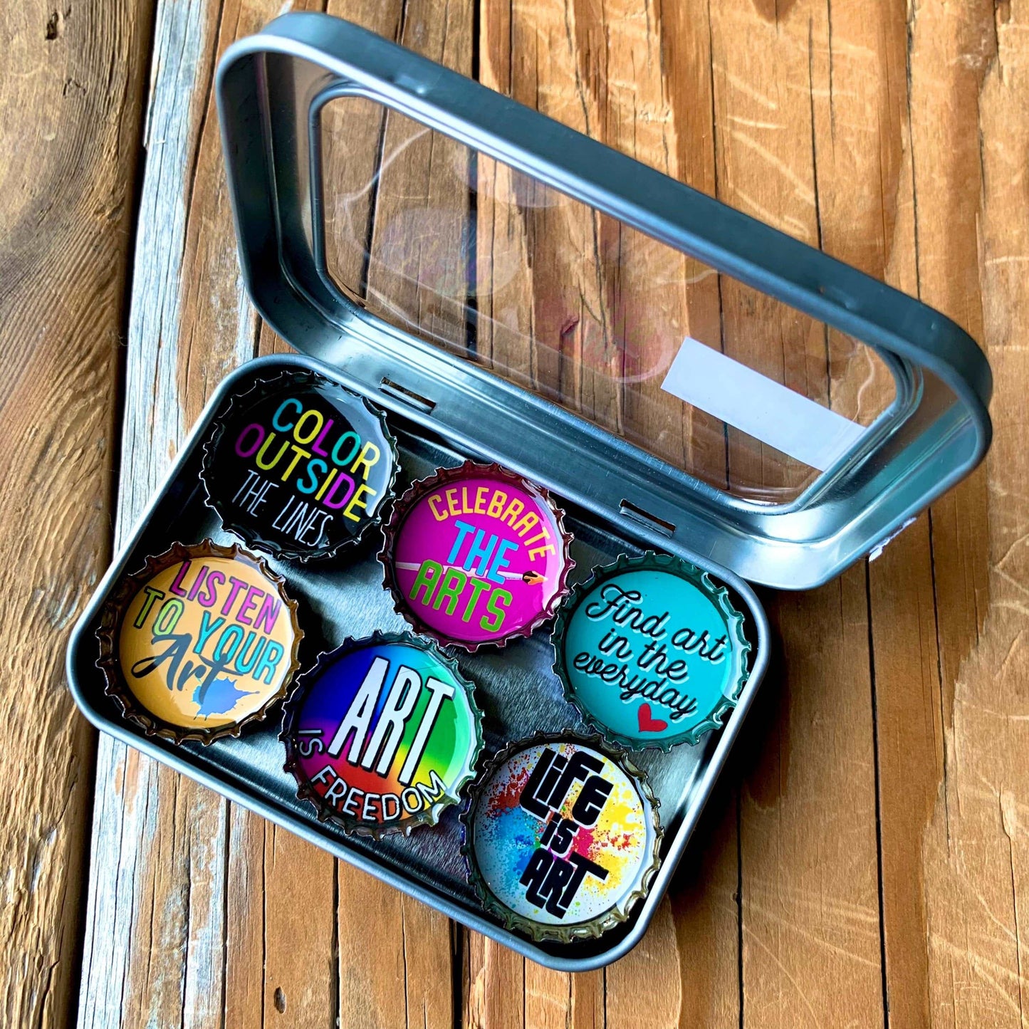 Bottle Cap Magnets - Artist