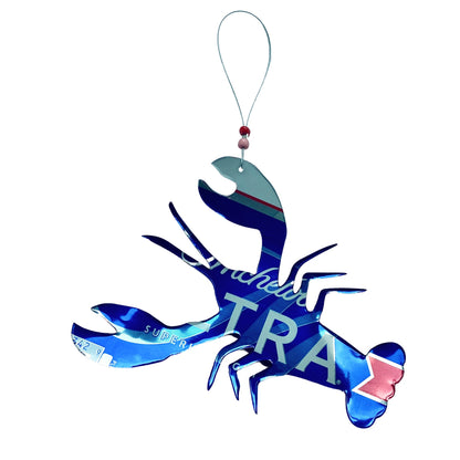 Aluminum Can Ornament - Lobster