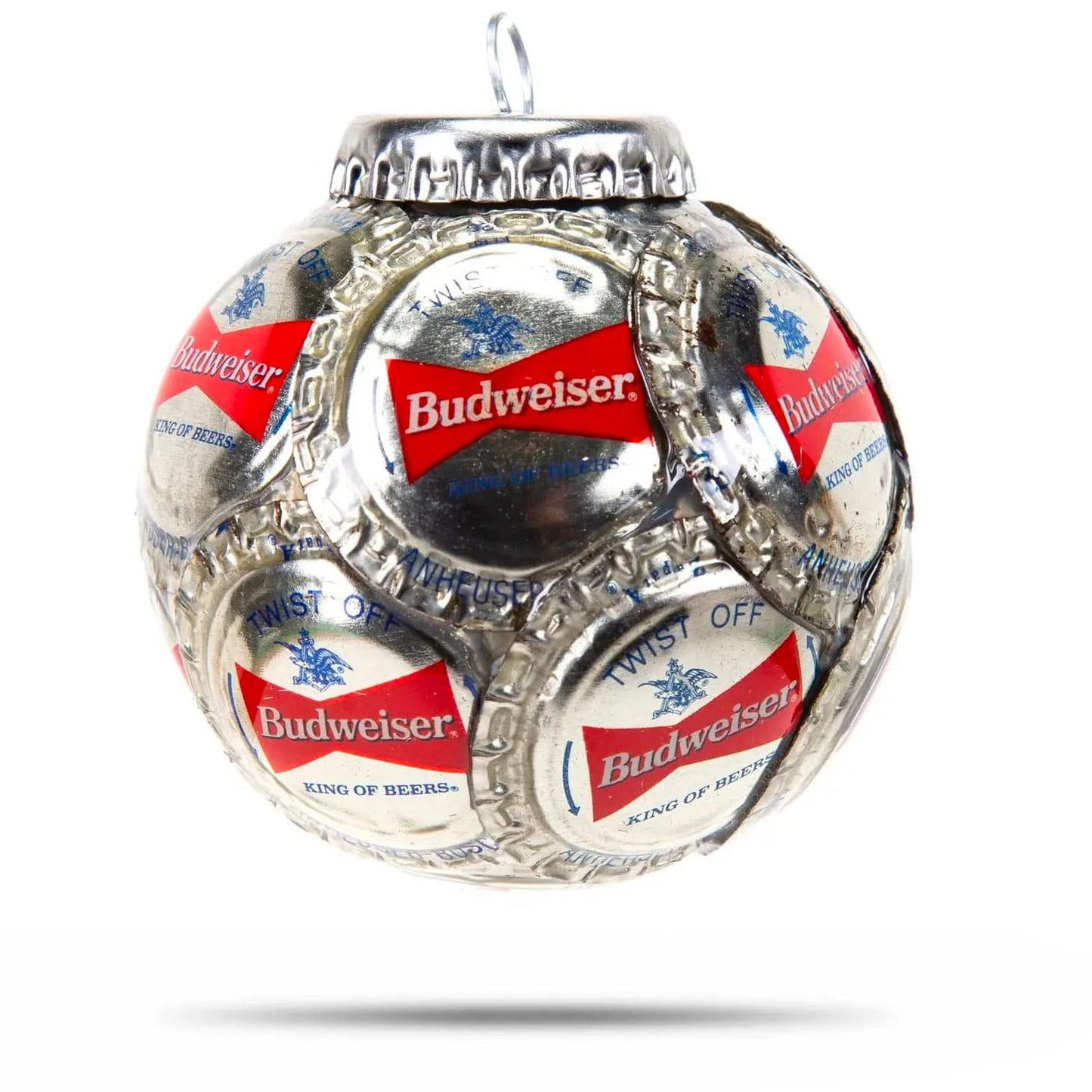 Bottle Cap Ornament - Budweiser