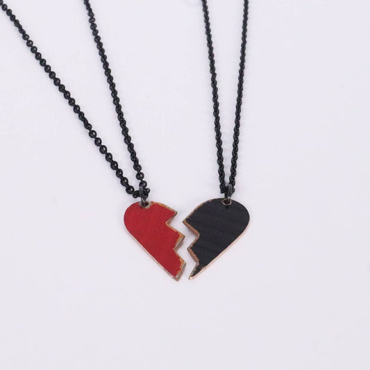 Cymbal Necklaces - Broken Heart (Pair)