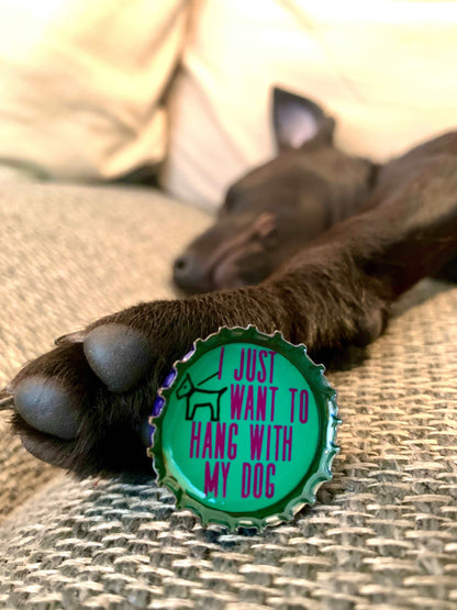 Bottle Cap Magnets - Dog Lover