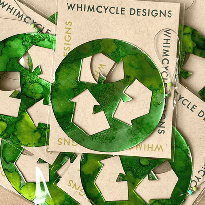 Aluminum Can Ornament - Recycled Symbol