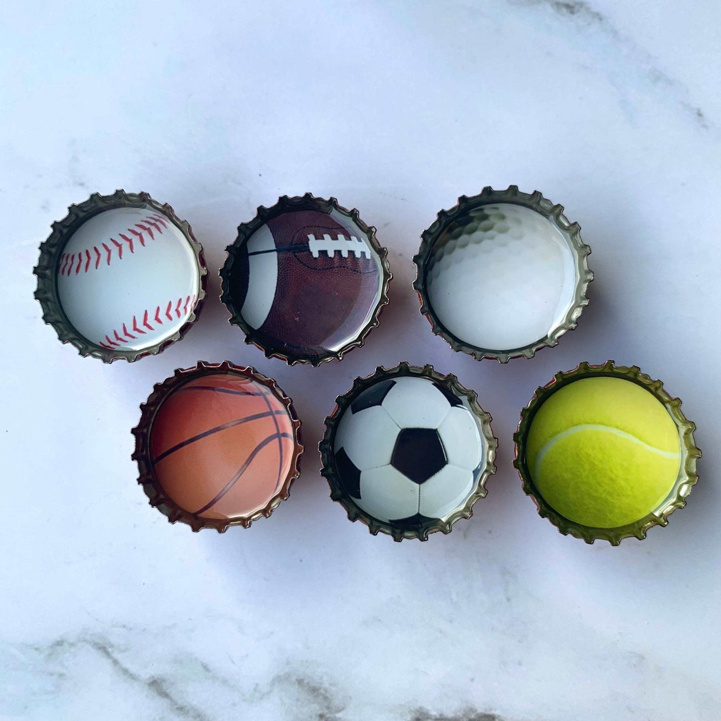 Bottle Cap Magnets - Got Balls?