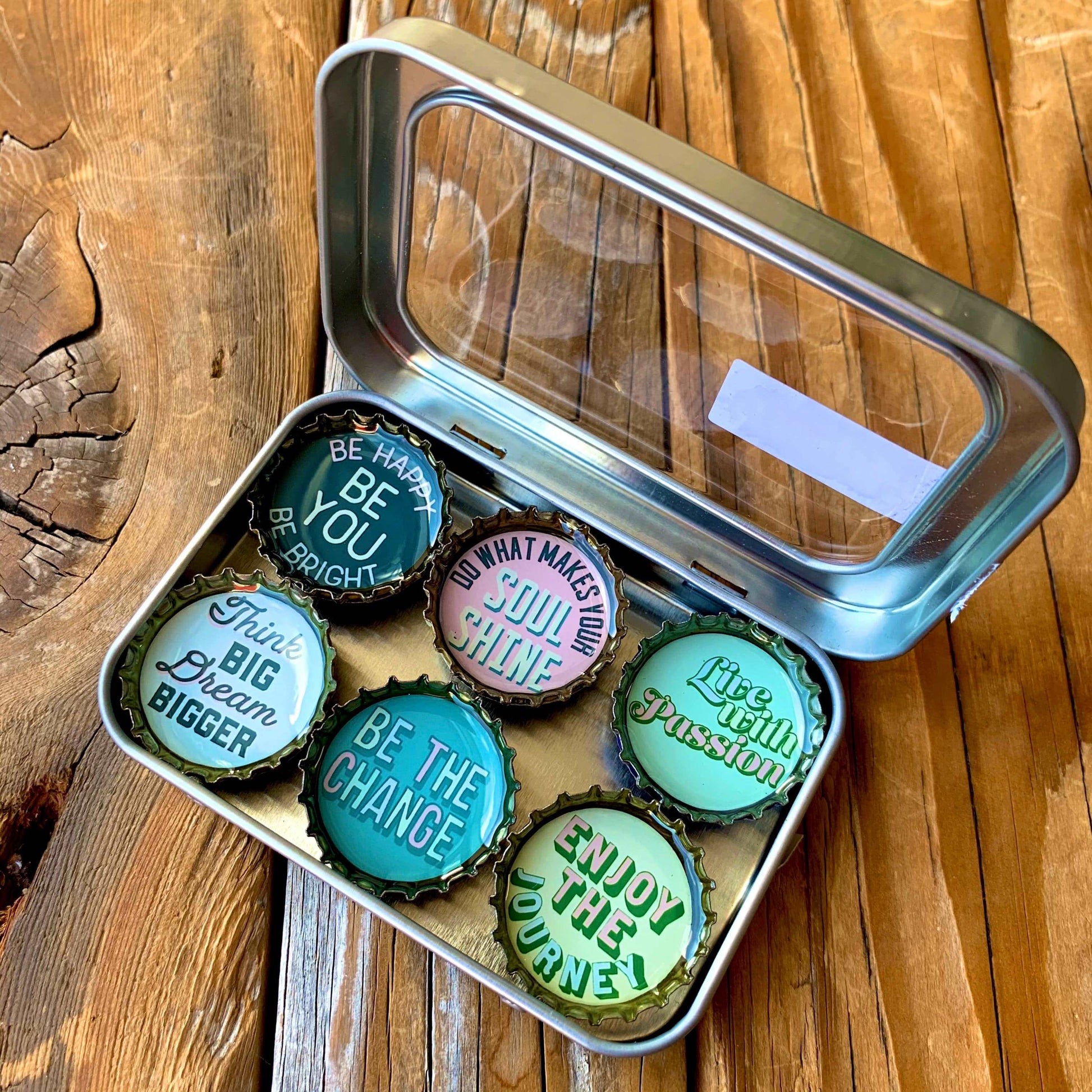 Bottle Cap Magnets - Inspire